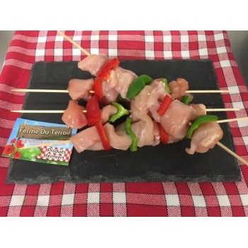 Brochettes de poulet